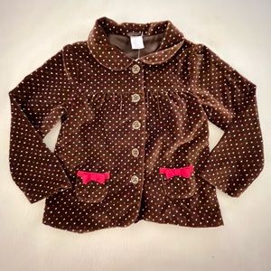 Gymboree Sweet Treats Polka Dot Jacket 4T-5T